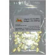 Vitamin D3 10000iu - 30 Softgels 'Eco Pack'